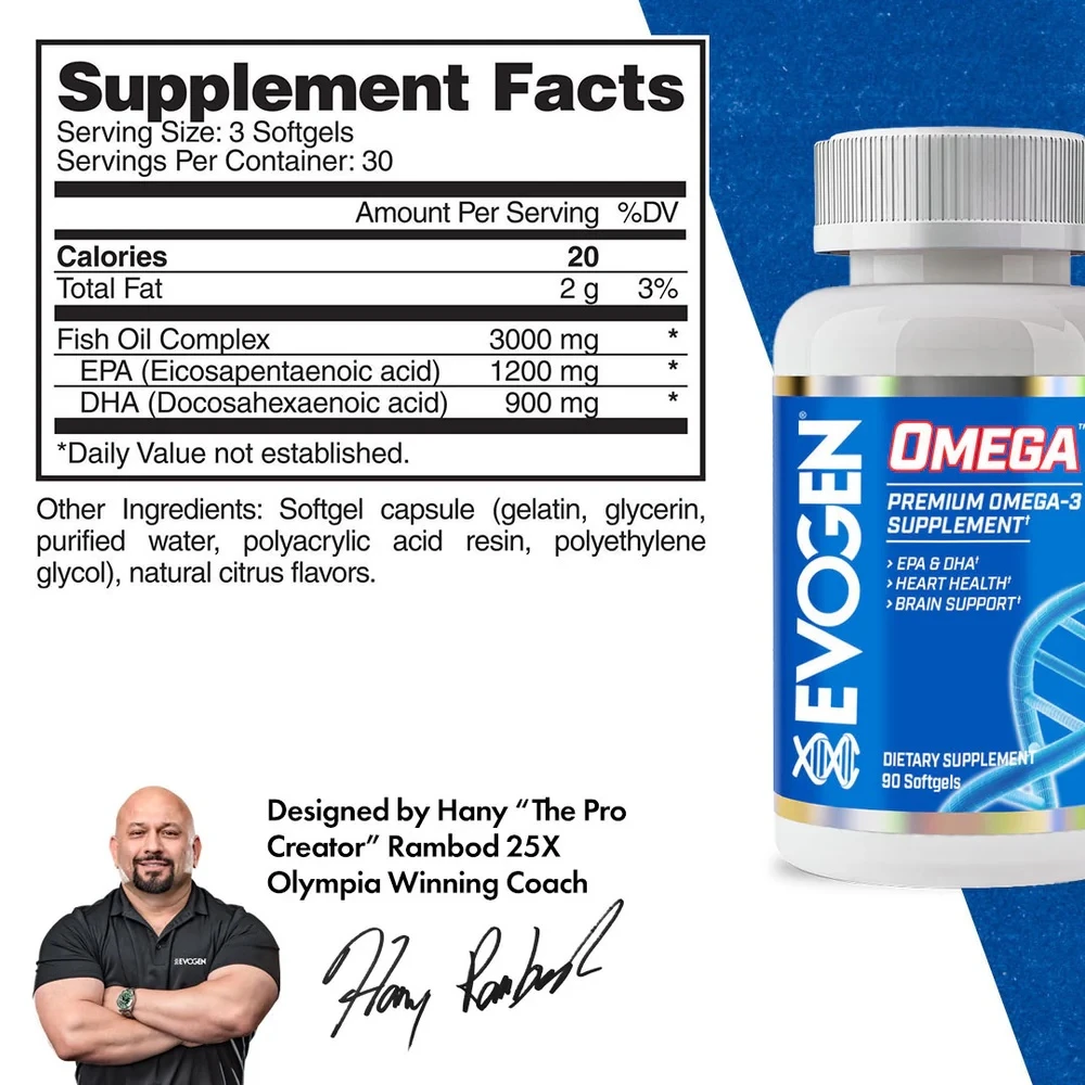 اومگا Omega-3 60serv Evogen
